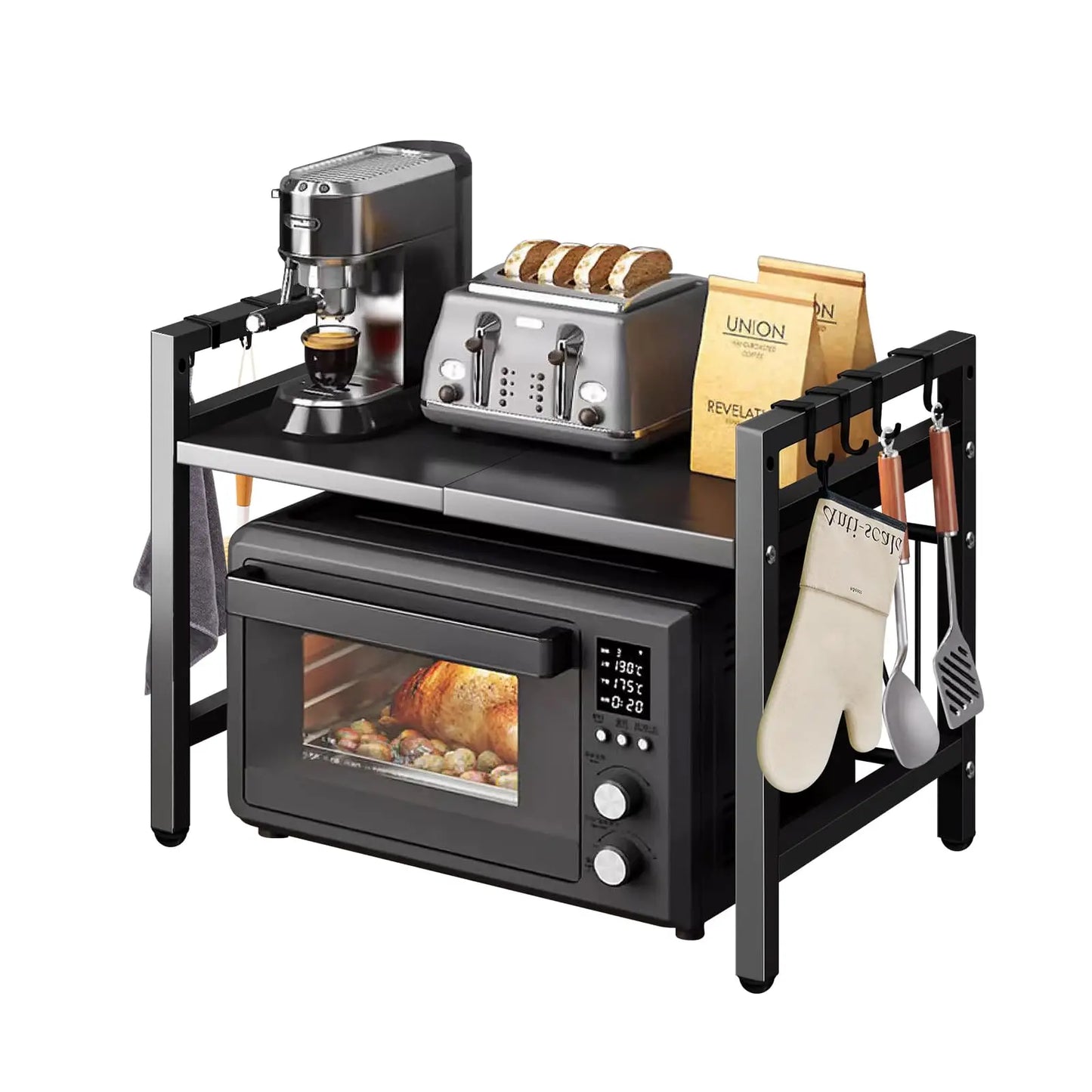 Expandable Microwave Shelf Organizer™